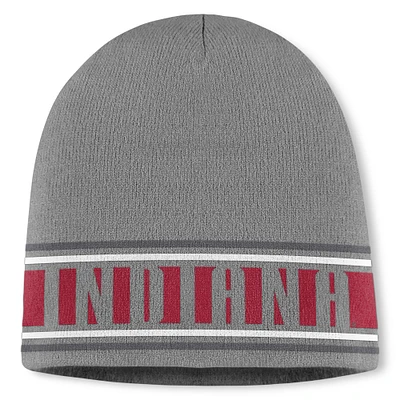 Men's Top of the World Gray Indiana Hoosiers Jace Knit Beanie