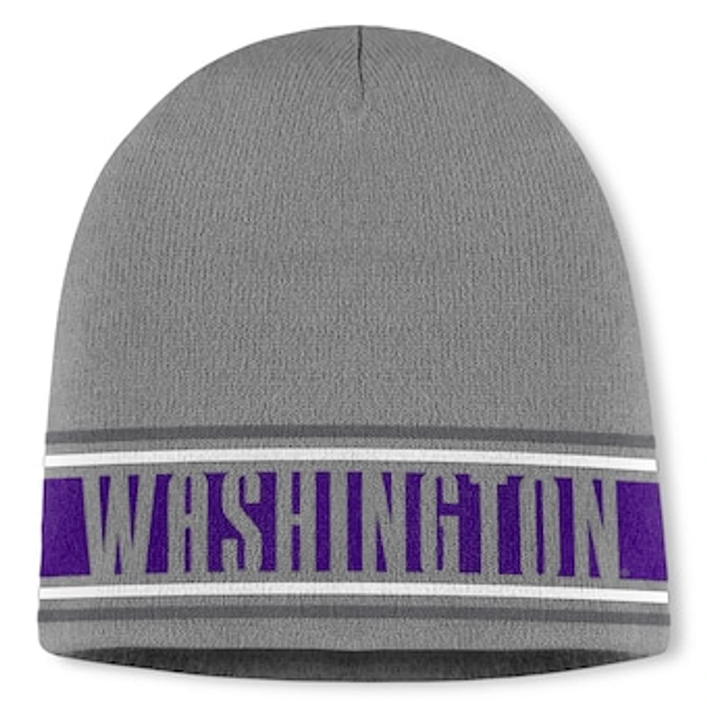 Men's Top of the World Gray Washington Huskies Jace Knit Beanie