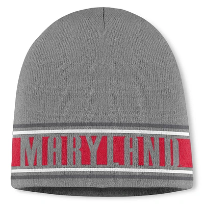 Men's Top of the World Gray Maryland Terrapins Jace Knit Beanie