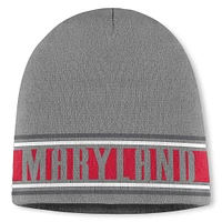 Men's Top of the World Gray Maryland Terrapins Jace Knit Beanie