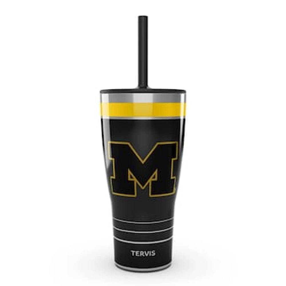 Tervis Michigan Wolverines 30oz. Night Game Tumbler with Straw