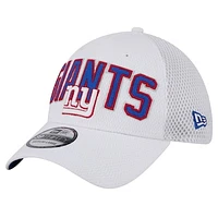 Men's New Era White York Giants Breakers 39THIRTY Flex Hat