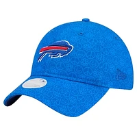 Women's New Era Royal Buffalo Bills Smiley 9TWENTY Adjustable Hat