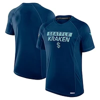 Men's Fanatics  Deep Sea Blue Seattle Kraken Authentic Pro Rink Tech T-Shirt