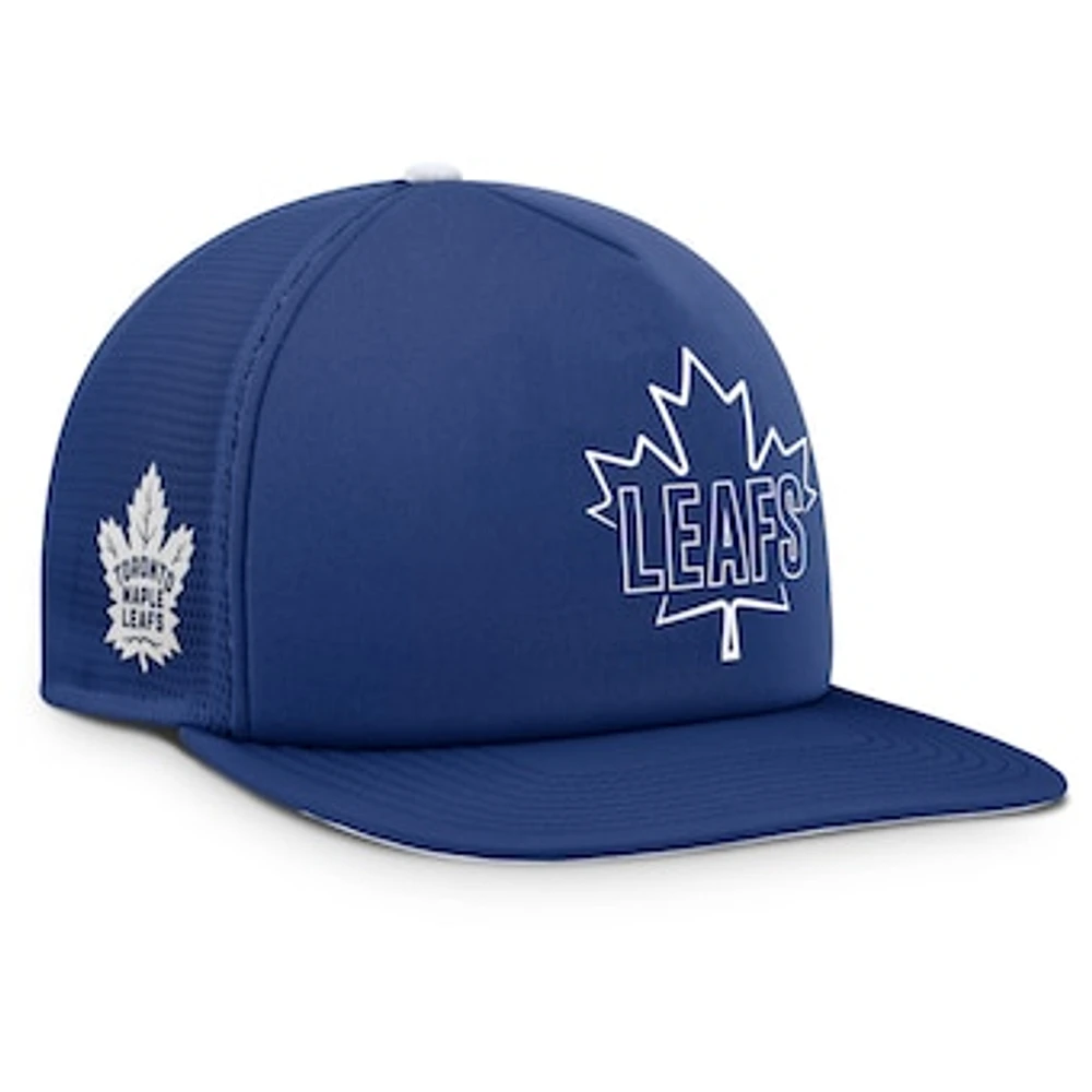 Men's Fanatics Blue Toronto Maple Leafs Authentic Pro Rink Snapback Hat