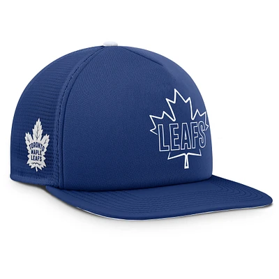 Men's Fanatics Blue Toronto Maple Leafs Authentic Pro Rink Snapback Hat