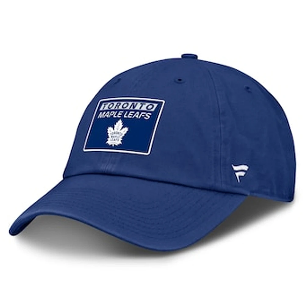 Men's Fanatics Blue Toronto Maple Leafs Authentic Pro Rink Prime Adjustable Hat