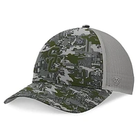 Men's Top of the World Gray USC Trojans OHT Military Appreciation Pledge Trucker Camo Adjustable Hat