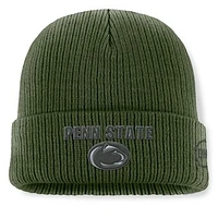 Men's Top of the World Green Penn State Nittany Lions OHT Military Appreciation Badge Cuffed Knit Hat