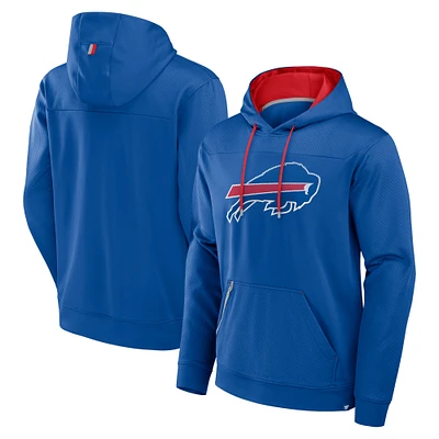 Men's Fanatics Royal Buffalo Bills Defender Fleece Pullover Hoodie