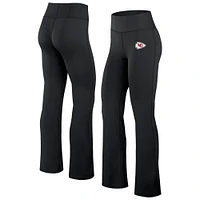 Women's Fanatics Black Kansas City Chiefs Maxed Out Flare Leggings