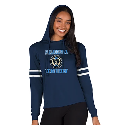Women's Concepts Sport Navy Philadelphia Union Marathon Hoodie Top