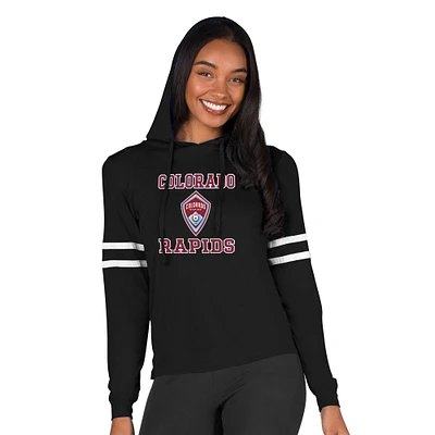 Women's Concepts Sport Black Colorado Rapids Marathon Hoodie Top