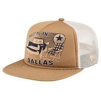 Men's New Era Stone Dallas Cowboys Meet Me 9FIFTY Snapback Hat