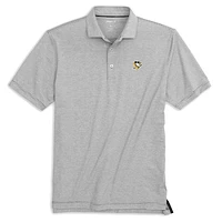 Men's johnnie-O Charcoal Pittsburgh Penguins Lyndon Striped Jersey Polo