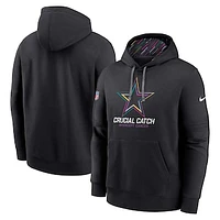 Men's Nike Black Dallas Cowboys NFL Crucial Catch Club Pullover Hoodie