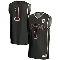 Youth  GameDay Greats Black Charleston Cougars #1 Basketball Jersey