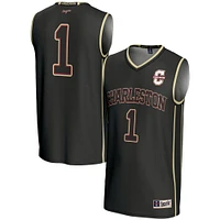 Youth  GameDay Greats Black Charleston Cougars #1 Basketball Jersey