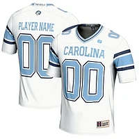 Youth GameDay Greats White North Carolina Tar Heels NIL Pick-A-Player Football Jersey