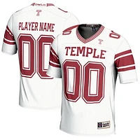 Men's GameDay Greats White Temple Owls NIL Pick-A-Player Football Jersey