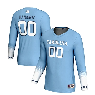 Unisex GameDay Greats Carolina Blue North Tar Heels Pick-A-Player NIL Women's Volleyball Lightweight Jersey