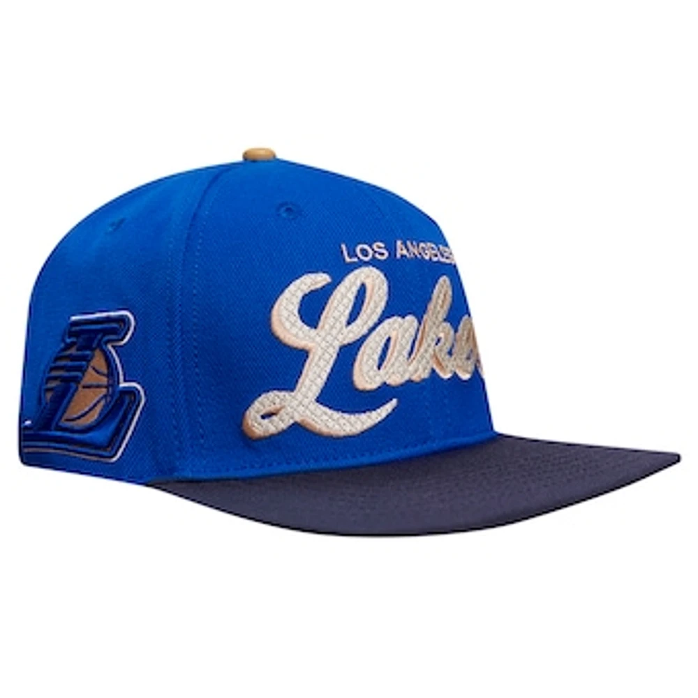 Men's Pro Standard Blue/Navy Los Angeles Lakers Legacy Snapback Hat