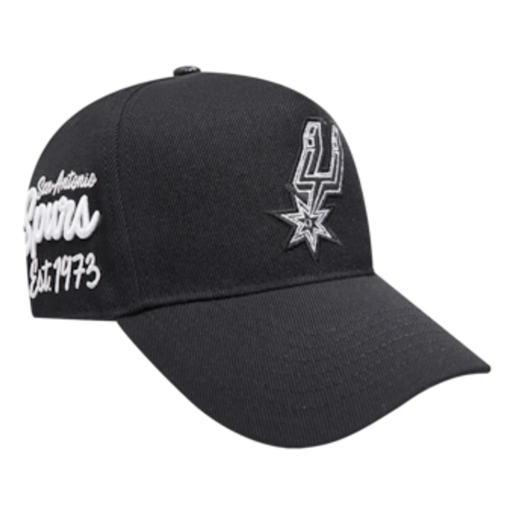 Men's Pro Standard Black San Antonio Spurs Paint the City Pinch Front Snapback Hat