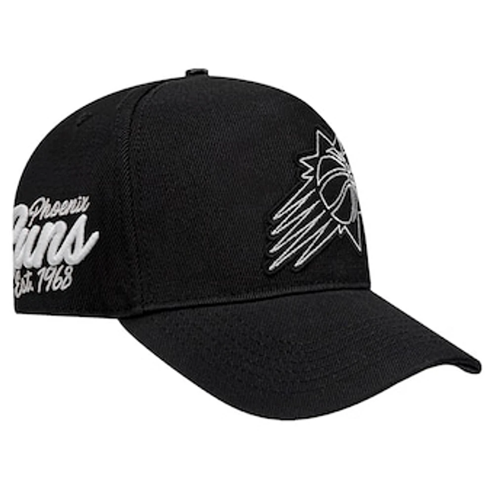 Men's Pro Standard Black Phoenix Suns Paint the City Pinch Front Snapback Hat