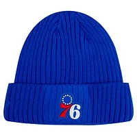 Men's Pro Standard  Royal Philadelphia 76ers Essential Cuffed Knit Hat