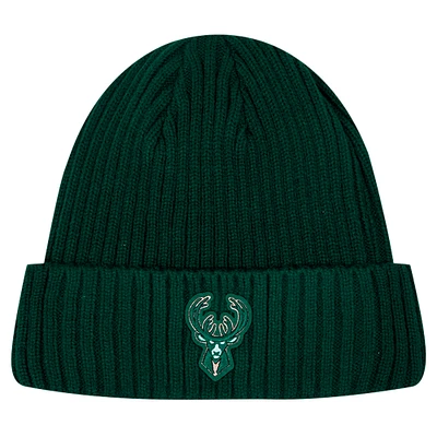 Men's Pro Standard  Hunter Green Milwaukee Bucks Essential Cuffed Knit Hat