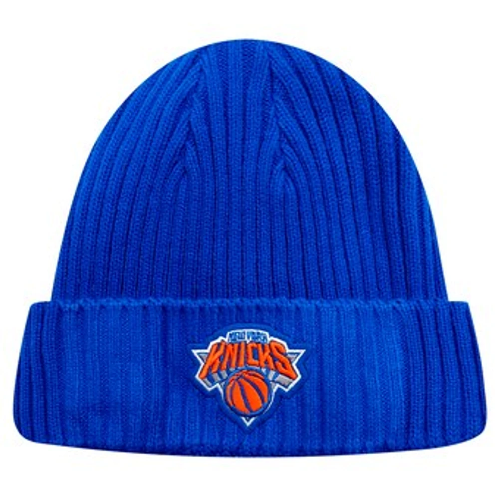 Men's Pro Standard  Blue New York Knicks Essential Cuffed Knit Hat