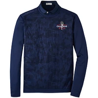 Men's Peter Millar  Navy Texas Rangers 2023 World Series Champions Bond Elite Pullover Sweatshirt