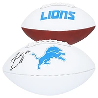 Jack Campbell Detroit Lions Autographed Franklin White Panel Football