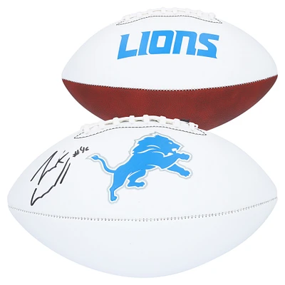 Jack Campbell Detroit Lions Autographed Franklin White Panel Football