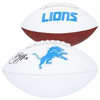 Jared Goff Detroit Lions Autographed Franklin White Panel Football