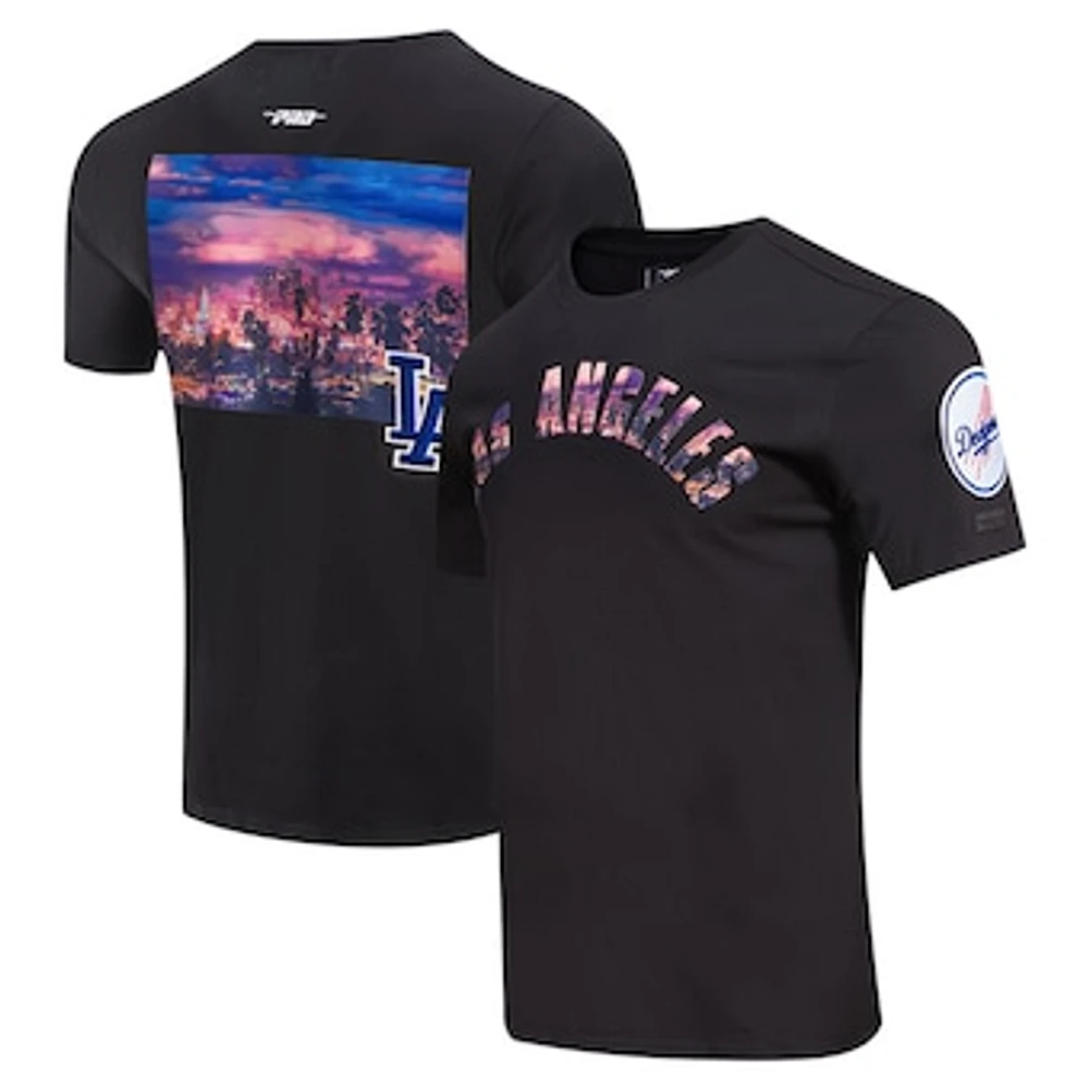 Men's Pro Standard Black Los Angeles Dodgers Cityscape T-Shirt