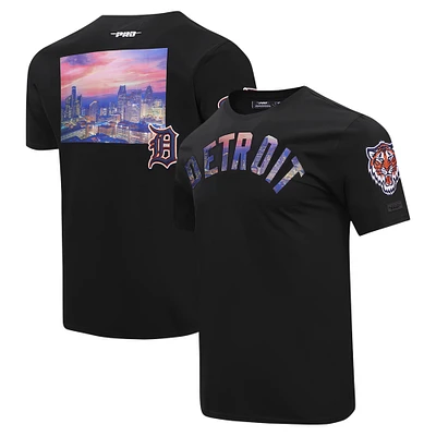 Men's Pro Standard Black Detroit Tigers Cityscape T-Shirt