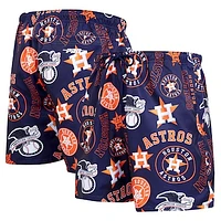 Men's Pro Standard Navy Houston Astros Toss Logo Woven Shorts