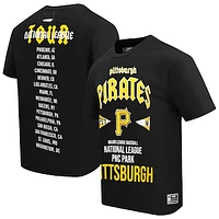 Men's Pro Standard Black Pittsburgh Pirates Oversized City Tour T-Shirt