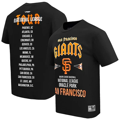 Men's Pro Standard Black San Francisco Giants Oversized City Tour T-Shirt