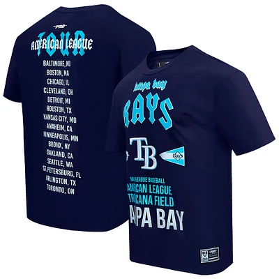 Men's Pro Standard Navy Tampa Bay Rays Oversized City Tour T-Shirt