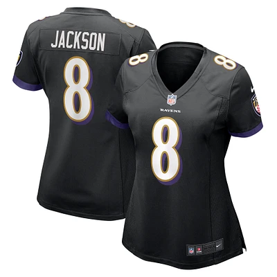 Women's Nike Lamar Jackson  Black Baltimore Ravens Alternate Game Jersey