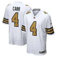 Men's Nike Derek Carr  White New Orleans Saints Alternate Game Jersey