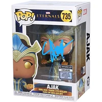 Salma Hayek Eternals Autographed Ajak #735 Funko Pop! Figurine - Signed in Blue Paint - BAS