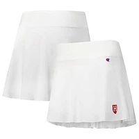 Women's Champion White Harvard Crimson Tailgate Soft Touch Skort