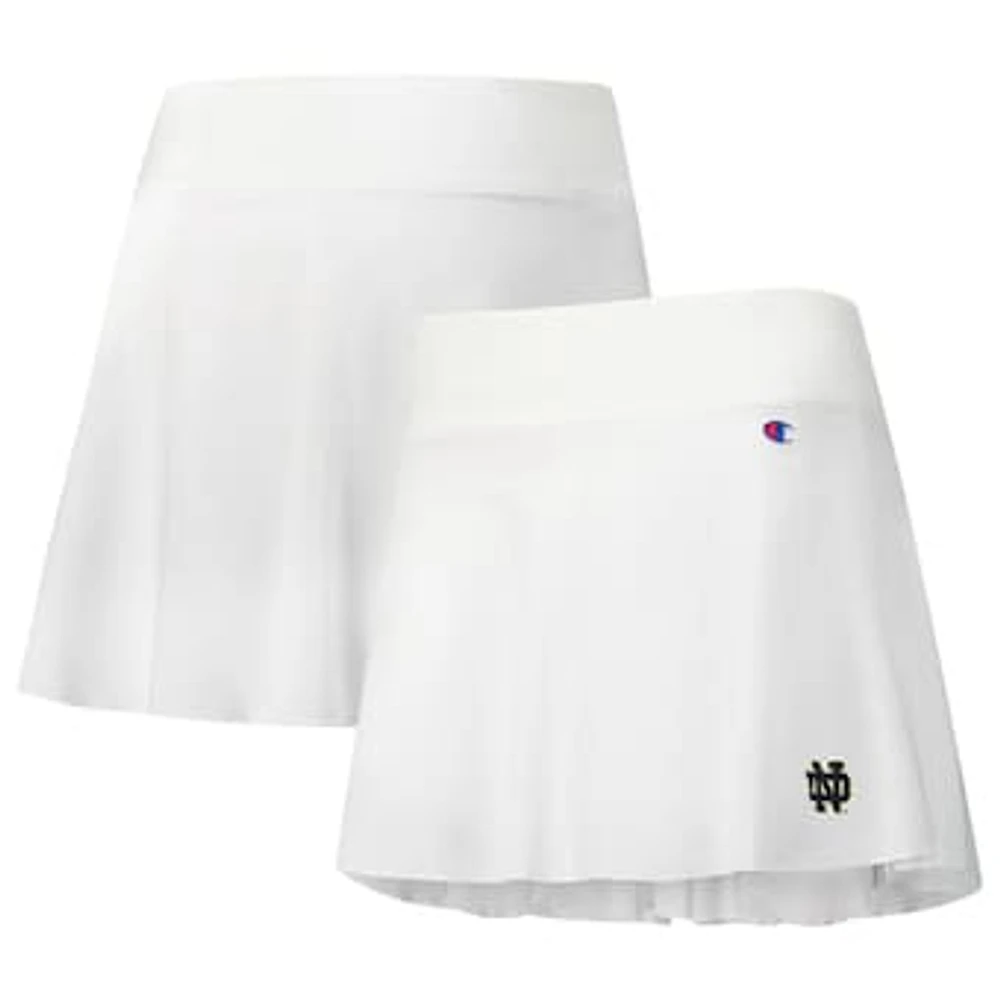 Women's Champion White Notre Dame Fighting Irish Tailgate Soft Touch Skort