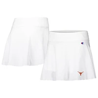 Women's Champion White Texas Longhorns Tailgate Soft Touch Skort