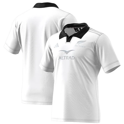 Men's adidas White New Zealand Rugby 2024/25 Away Replica Jersey