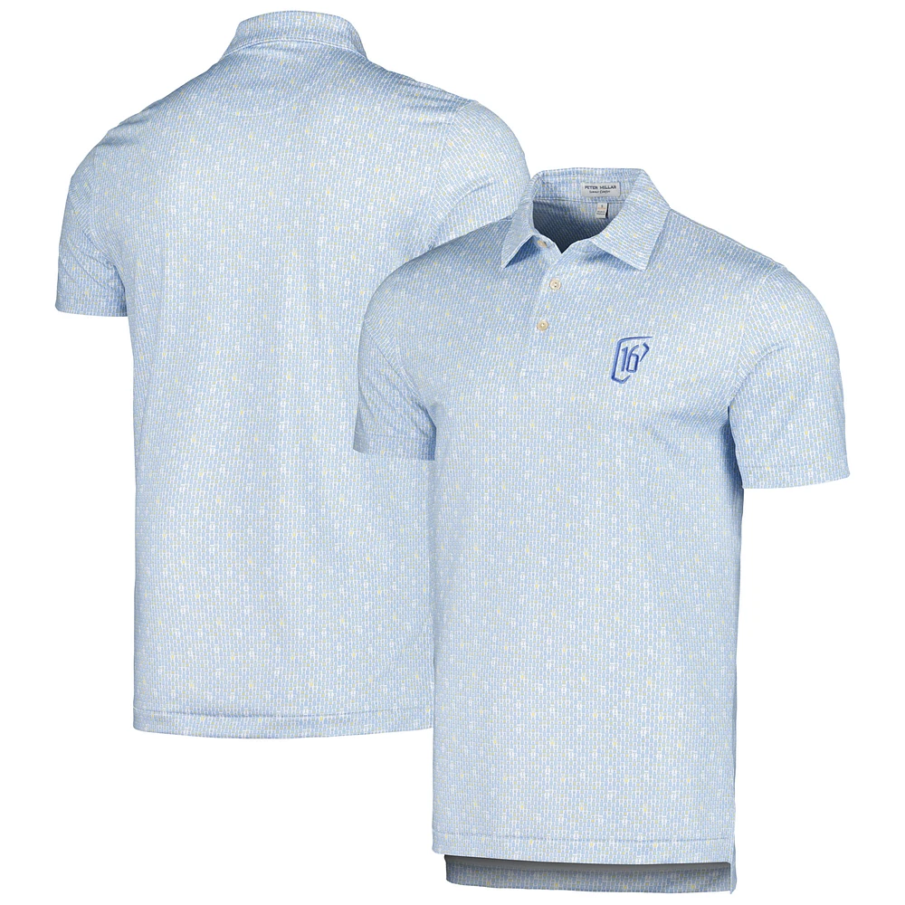 Men's Peter Millar  White WM Phoenix Open Raise The Bar Performance Jersey Polo