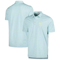 Men's Peter Millar  Aqua WM Phoenix Open Joan Performance Jersey Polo